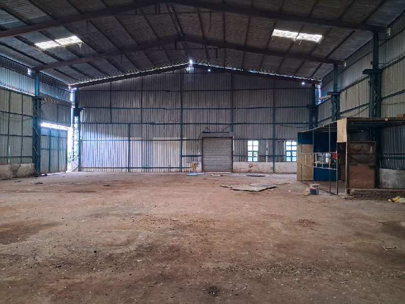 6500 sqf industrial factory shade for rent in satpur midc