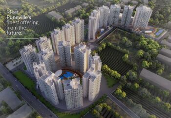 3 BHK Flats & Apartments for Sale in Tathawade, Pune (1182 Sq.ft.)