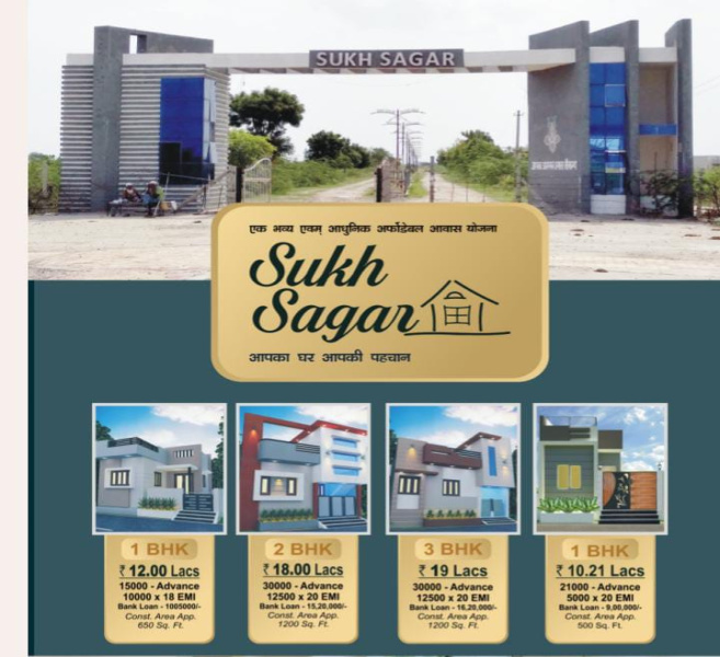 1 BHK Individual Houses / Villas for Sale in Sardar Samand Road, Pali (500 Sq.ft.)