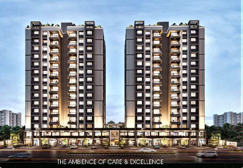 3 BHK Flats & Apartments for Sale in Shela, Ahmedabad (1700 Sq.ft.)