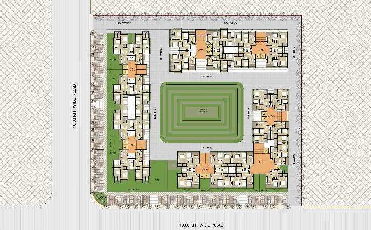 2 BHK Flats & Apartments for Sale in Shela, Ahmedabad (1129 Sq.ft.)