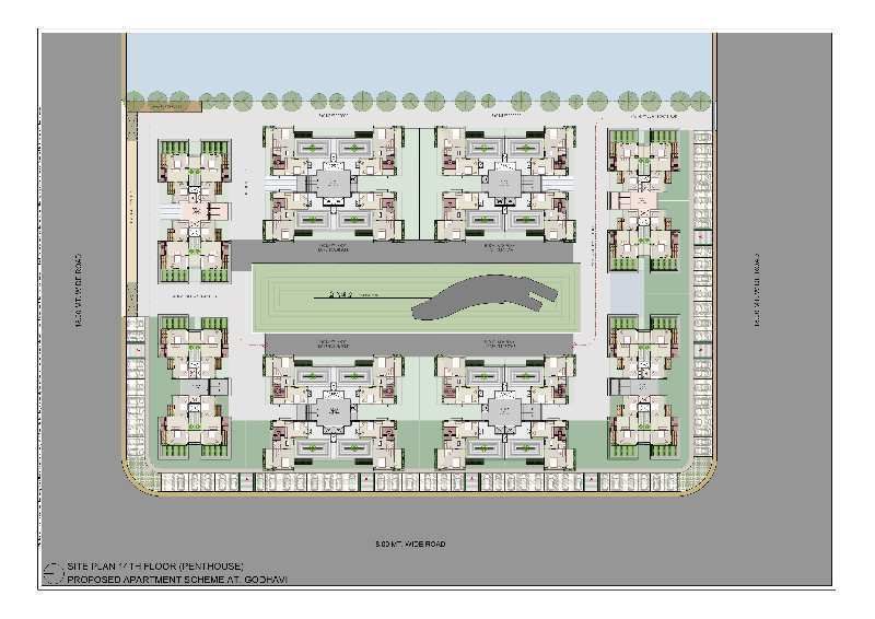 3 BHK Flats & Apartments for Sale in Godhavi, Ahmedabad (2199 Sq.ft.)