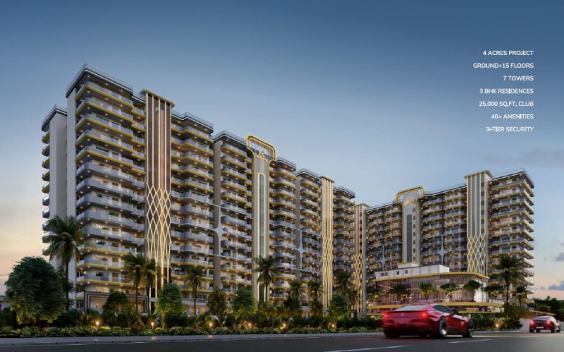 3 BHK Flats & Apartments for Sale in Highland Marg, Zirakpur