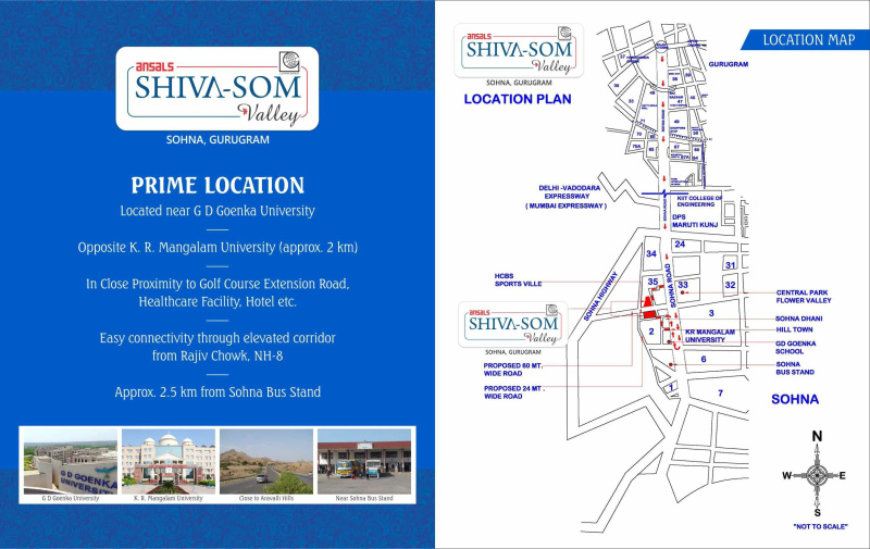 60 Sq. Yards Residential Plot for Sale in Sohna, Gurgaon