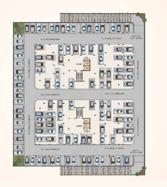 3 BHK Flats & Apartments for Sale in Siddharth Nagar, Jaipur (1400 Sq.ft.)