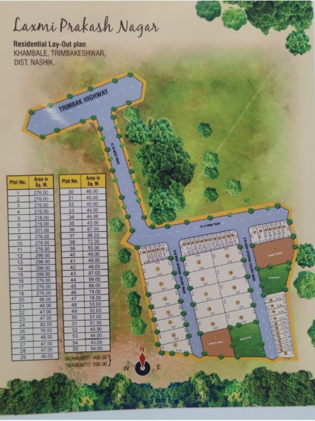 6500 Sq.ft. Residential Plot for Sale in Trimbakeshwar, Nashik