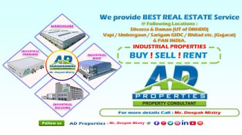 210000 Sq.ft. Warehouse/Godown for Rent in Vapi Industrial Estate, Vapi