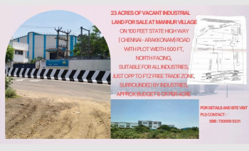 23 Acres of Industrial Land For Sale