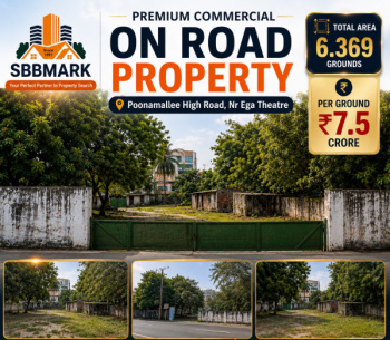 Commercial Land On Poonamallee High Road, Nr Ega Theatre